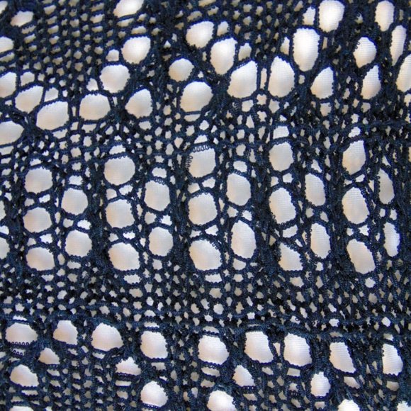 BLUENOTES Long Open Front Fringed Vest Size SP/MM - Picture 2 of 4